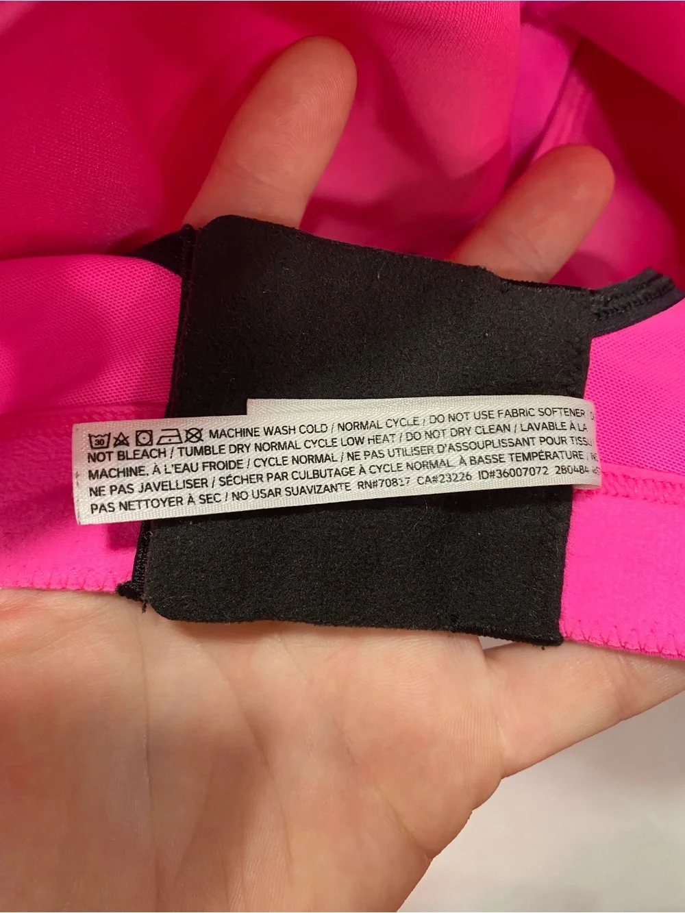 VSX Victoria's Secret Neon Pink High Impact Sports Bra 36DDD